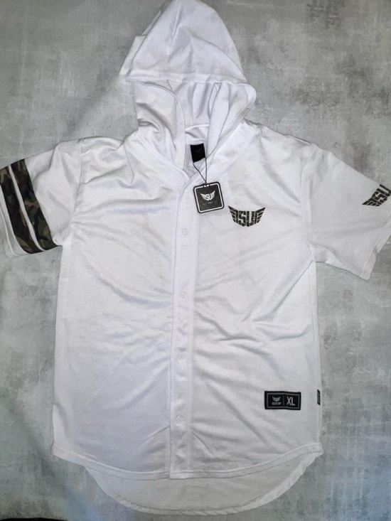 Size Up Apparel Other - New Size Up Apparel New With Tags Short-sleeve hooded baseball jersey streetwear